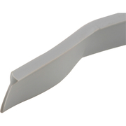 Prime-Line Storm Door Bottom Sweep Seal, Gray Vinyl, 37 in. Length, V-Shape Delta Single Pack T 8681